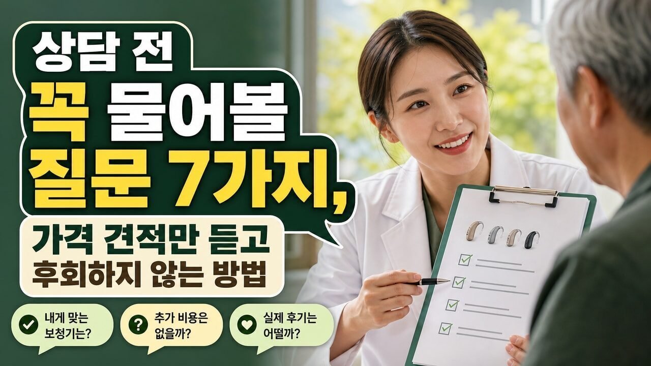 상담 전 꼭 물어볼 질문 7가지, 가격 견적만 듣고 후회하지 않는 방법
