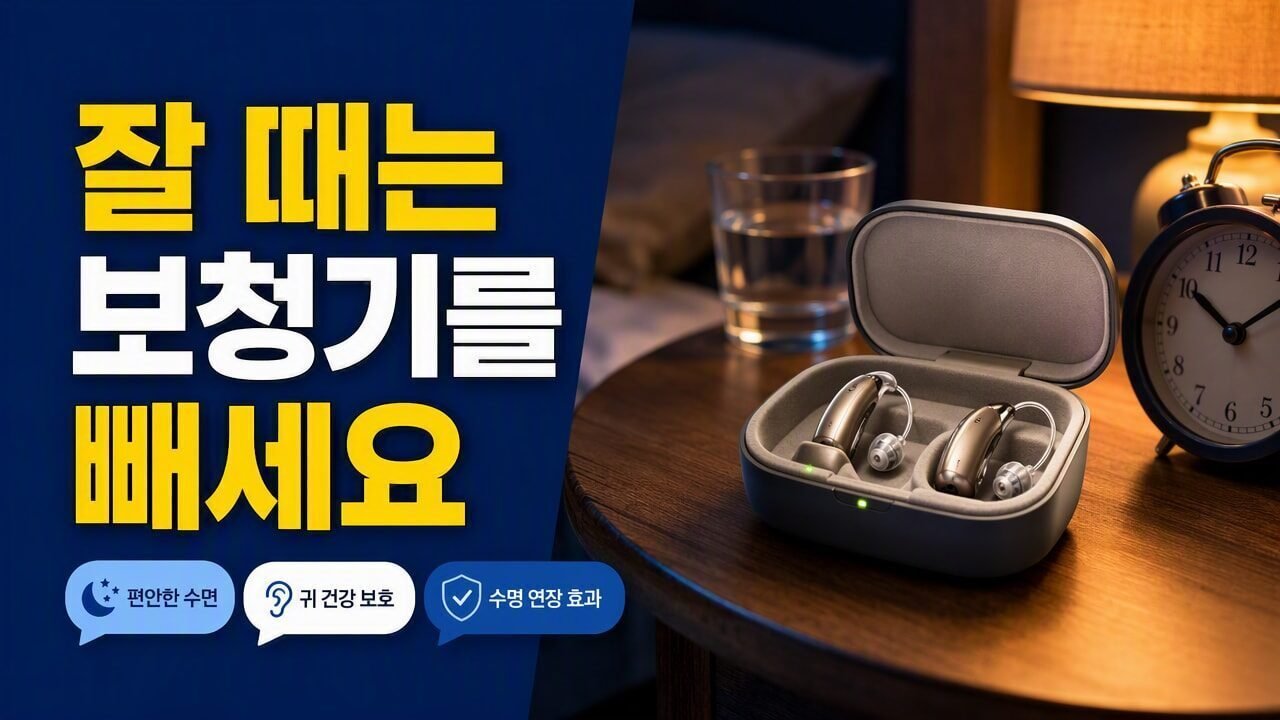 보청기 착용하고 잠들면 괜찮을까? 낮잠과 수면 중 빼야 하는 이유