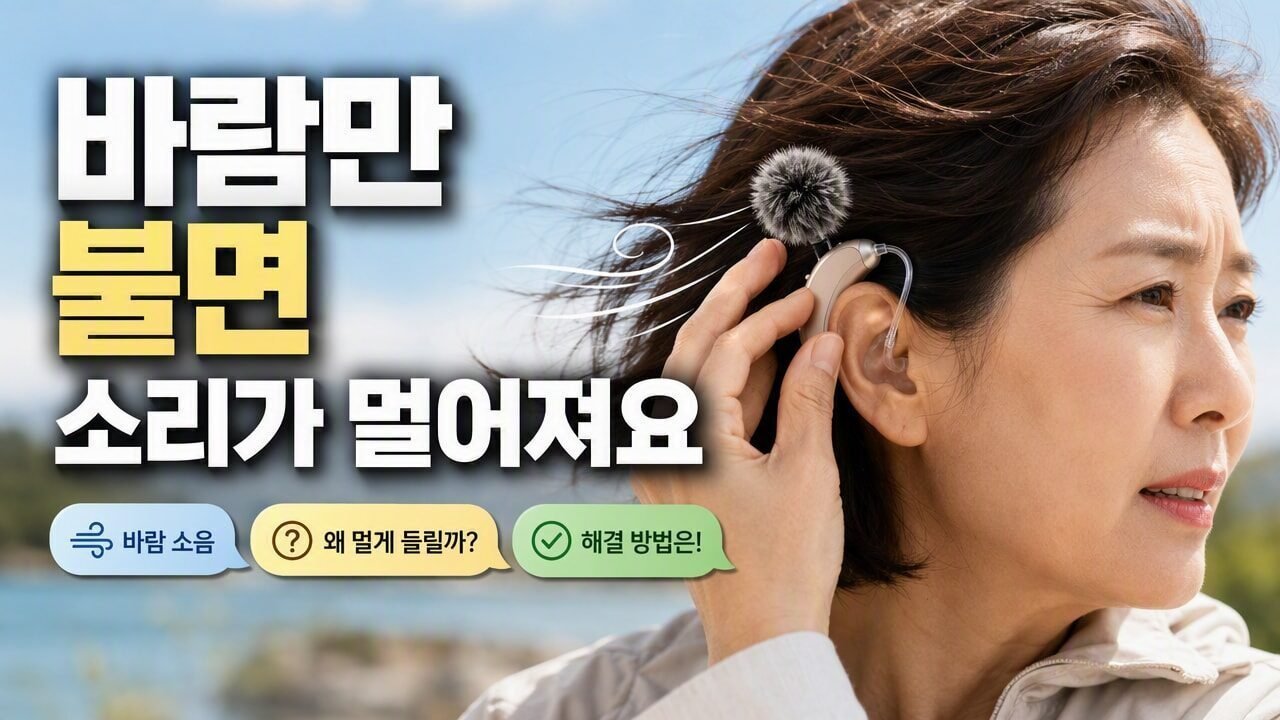 보청기 마이크 소리가 자꾸 멀게 느껴질 때 비교해볼 것, 귀 안 위치 vs 바람 환경 어떤 게 더 원인일까