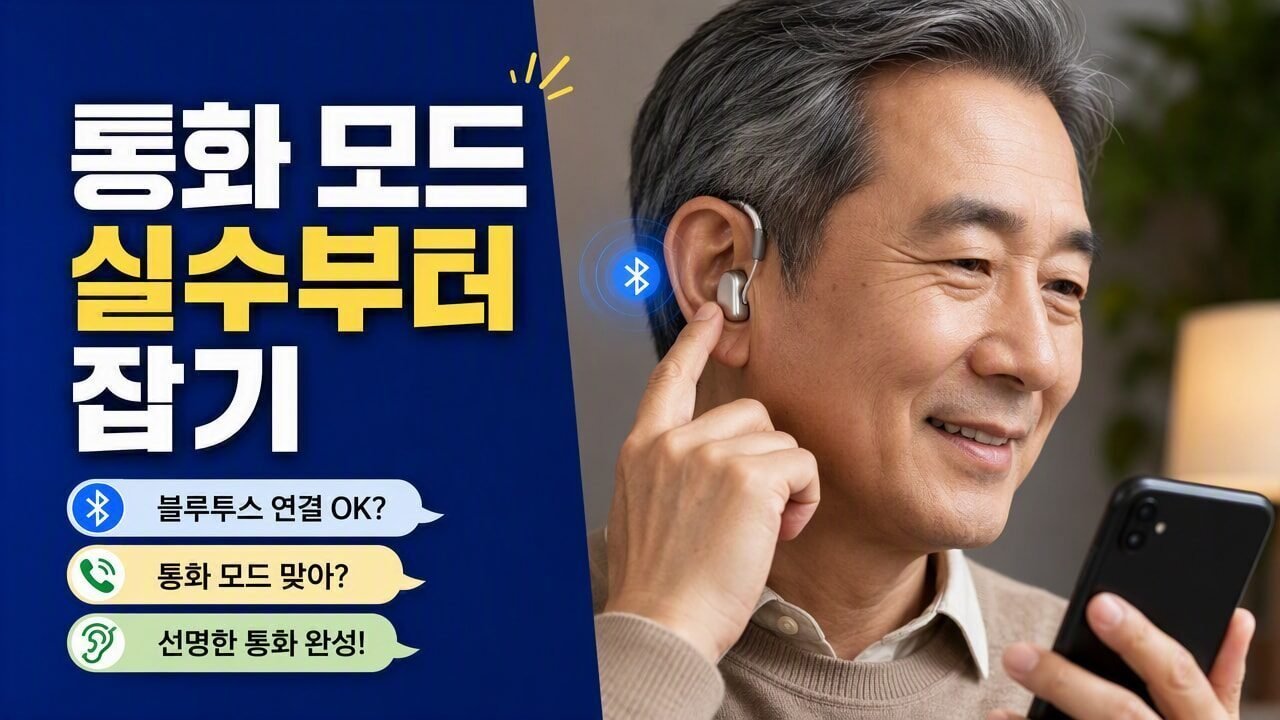 보청기 Bluetooth로 음악은 되는데 통화만 안 될 때, 통화 모드에서 자주 생기는 실수와 점검 순서